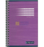 CARNET SPIRALE 9X14cm 100P 5X5 70G