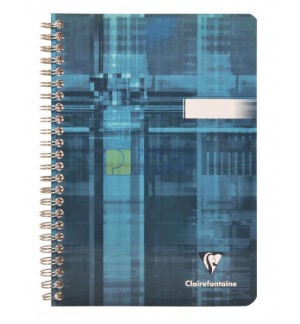 CARNET CLAIREFONTAINE SPIRALE 14.8X21cm 180P 5X5 90G