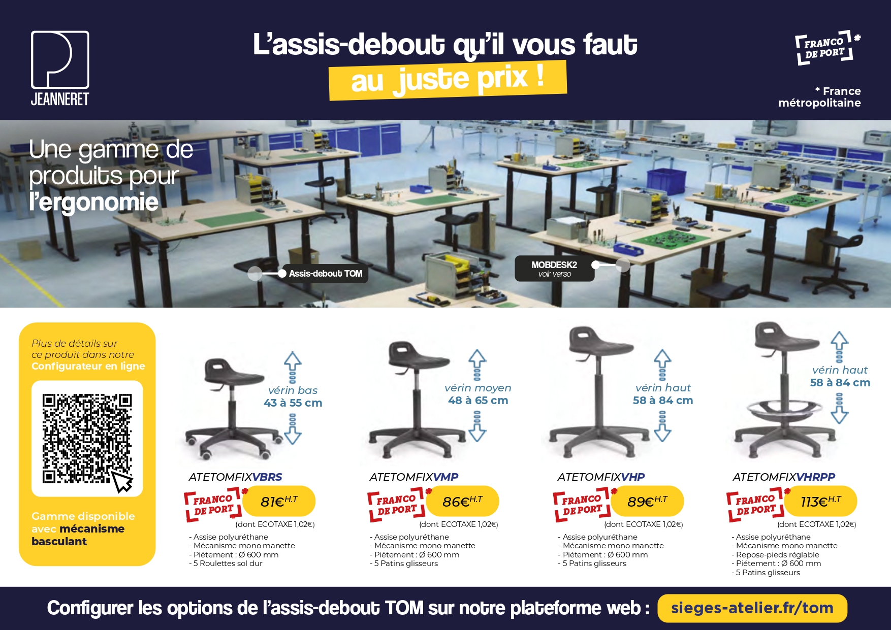 Sélection Assis-debout ATETOM