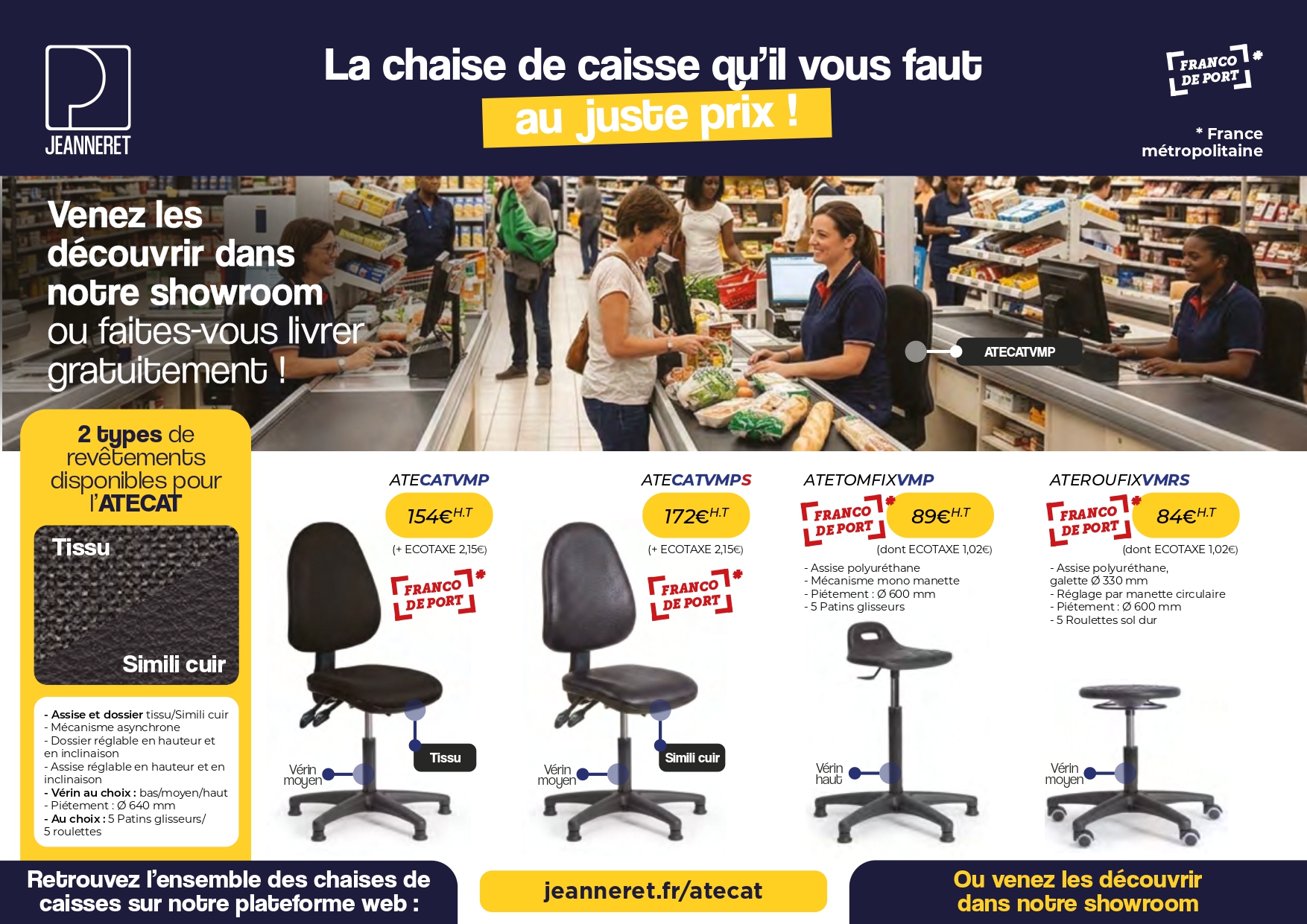 Sélection Chaises de caisse
