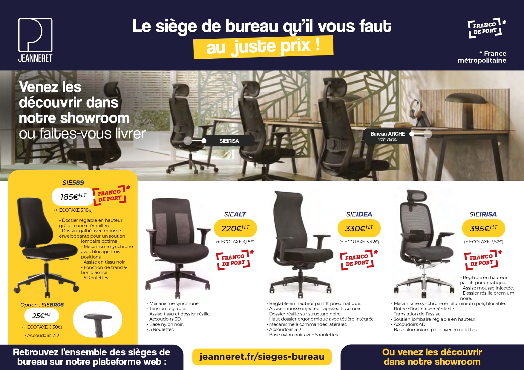 Sélection Sièges de bureau
